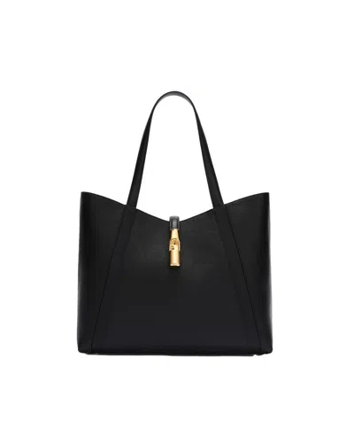 Furla Borsa Goccia L Tote Nera In Black
