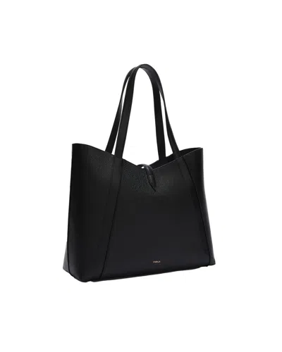 Furla Borsa Goccia L Tote Nera In Black