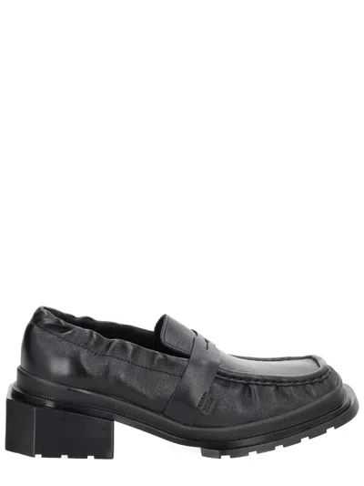 Dr. Martens Maybole Loafer Milled Gloss Woman Loafers Black Size 7 Leather In Black