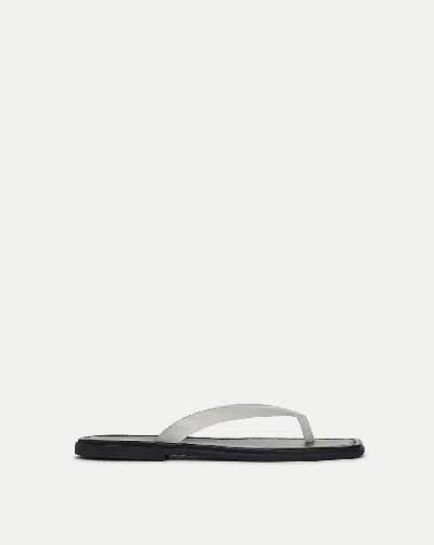 Veronica Beard Clea Jelly Flip-flop Sandal In White