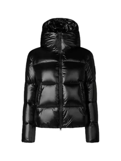 Save The Duck Moma Padded Short Jacket In Black
