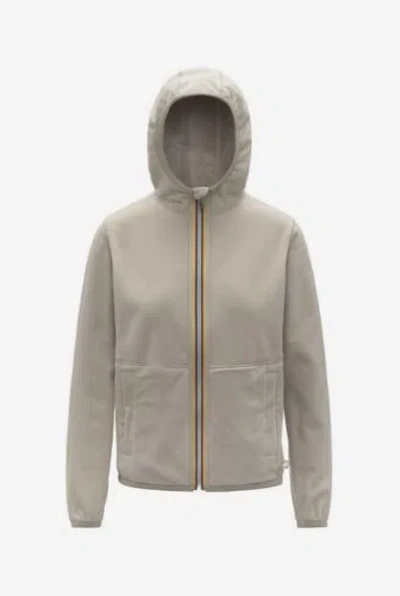 K-way Lily Velour Polar Reversible In Brown