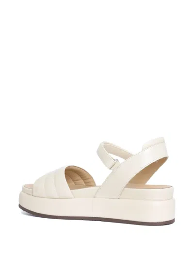 Studio Chofakian Padded Platform Sandals In White