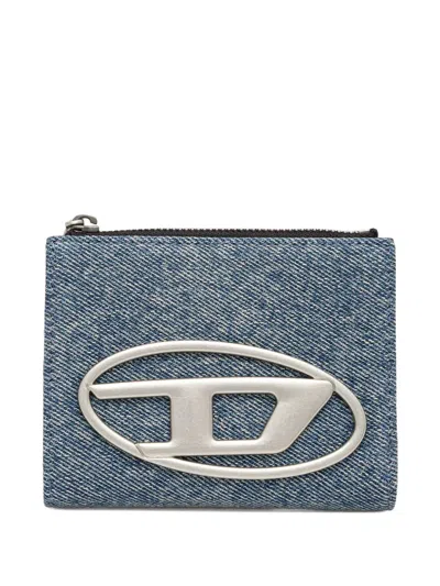 Diesel Wallet 1dr Bi-fold Zipper Ii In Blue