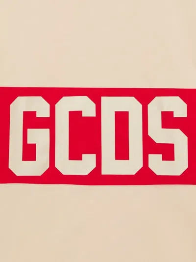 Gcds Logo-detail T-shirt In Red