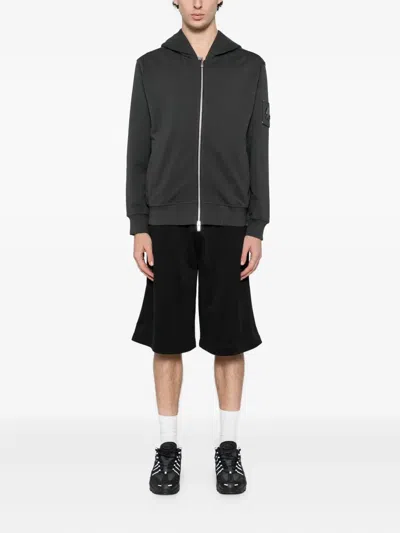 Moose Knuckles Logo-plaque Cotton Hoodie In Black