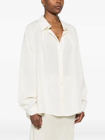 Nanushka Long-sleeve Shirt In Neutral