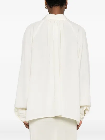 Nanushka Long-sleeve Shirt In Neutral