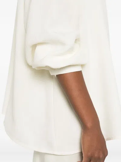 Nanushka Long-sleeve Shirt In Neutral