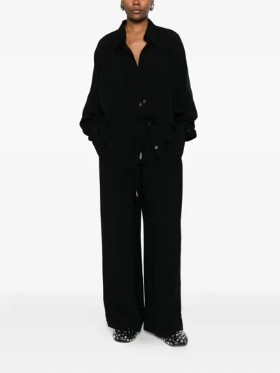 Nanushka Ada Shirt In Black