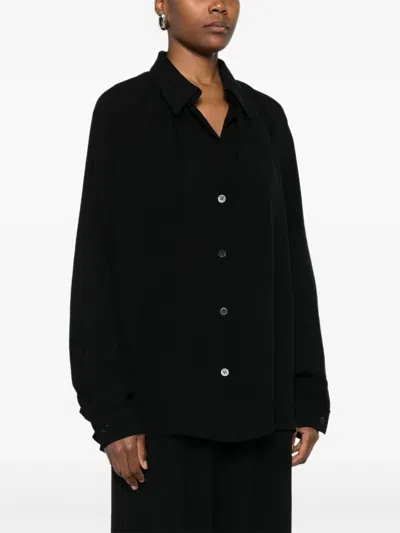 Nanushka Ada Shirt In Black