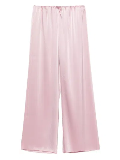 Nanushka Elastic-waist Trousers In Pink