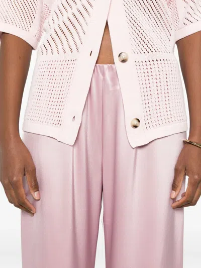 Nanushka Elastic-waist Trousers In Pink