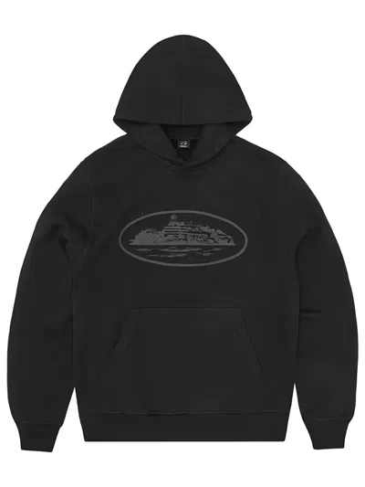 Corteiz Alcatraz V2 Hoodie In Black
