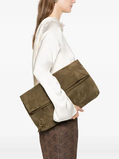 翻盖圈环斜挎包