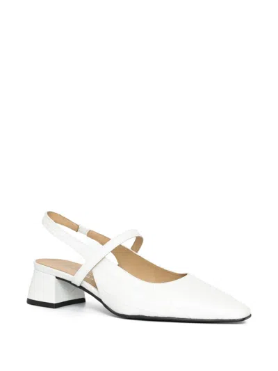 Studio Chofakian Studio 162 Slingback Pumps In White