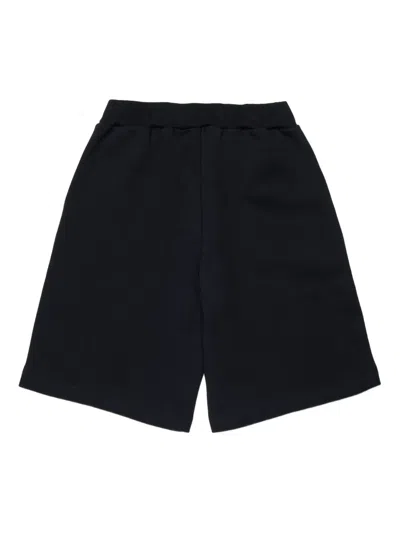 Marni Logo-detail Casual Shorts In Black