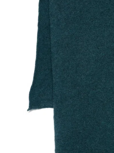 Roberto Collina Knitted Scarf In Green