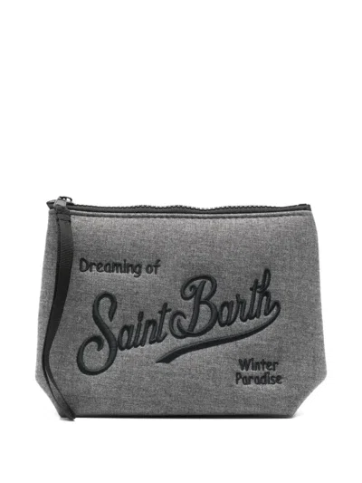 Mc2 Saint Barth Aline Pouch In Gray