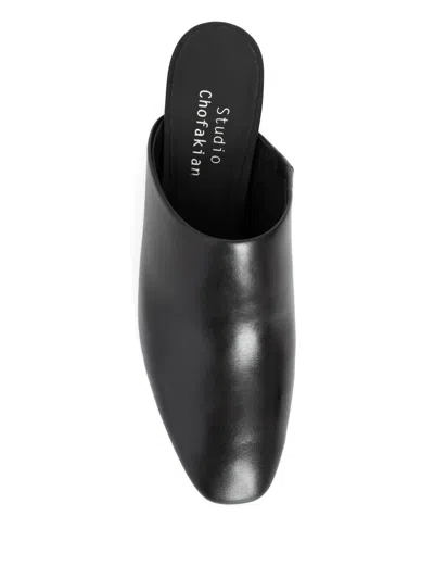 Studio Chofakian 50mm Studio 181 Mules In Black