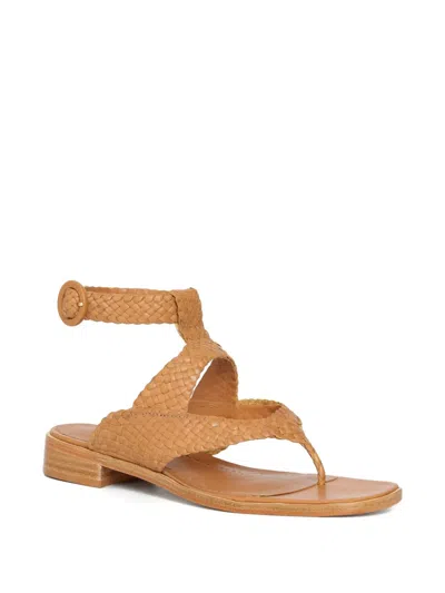 Sarah Chofakian Truffle Sandals In Brown