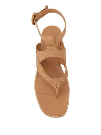 Sarah Chofakian Truffle Sandals In Brown