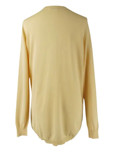 Pre-owned Bottega Veneta Layered Cardigan In Yellow