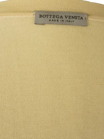 Pre-owned Bottega Veneta Layered Cardigan In Yellow