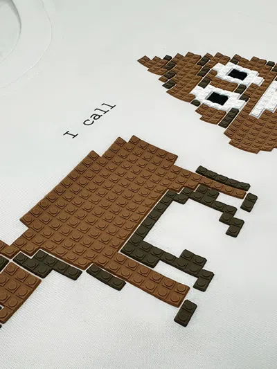 Mostly Heard Rarely Seen 8-bit I Call T-shirt In White