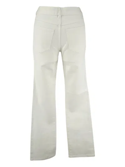 Pre-owned Gucci Cotton Jeans In Neutral