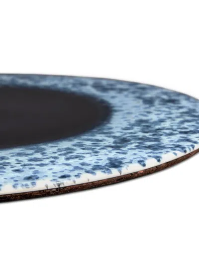 L'objet Terra Plate (37cm) In Blue