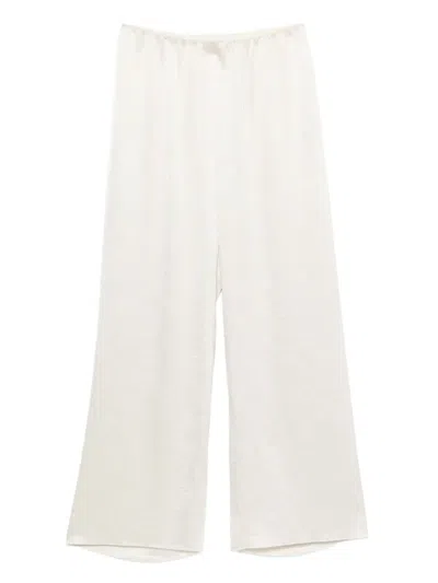 Nanushka Elastic-waist Trousers In White