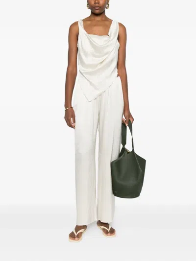 Nanushka Elastic-waist Trousers In White