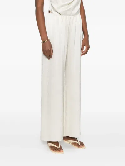 Nanushka Elastic-waist Trousers In White