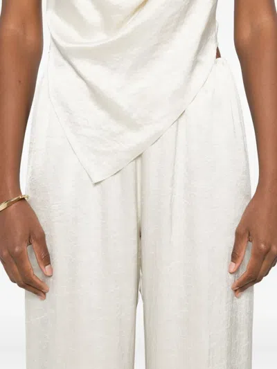 Nanushka Elastic-waist Trousers In White