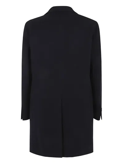 Tagliatore Cappotto Foderato Bruce Medio Nero 70lana 20 Poliam 10 Cachemire Coats Blue In Multi