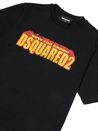 Dsquared2 Logo T-shirt In Black
