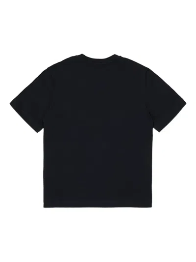 Diesel Printed Logo T-shirt In Black