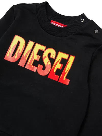 Diesel Sdirb Sweatshirt In Black
