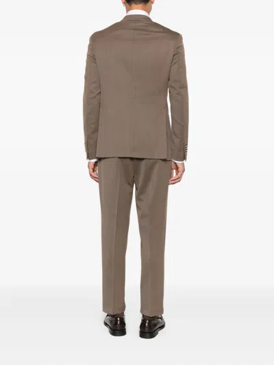 Luigi Bianchi Mantova Wilson Suit In Brown