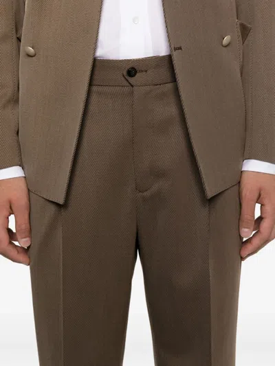 Luigi Bianchi Mantova Wilson Suit In Brown