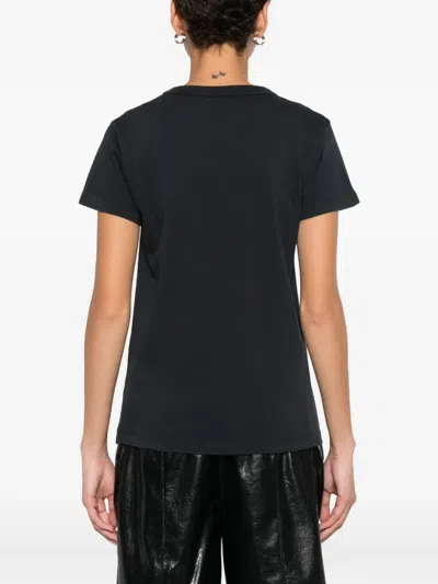 Vaquera Star-print T-shirt In Black