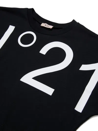 N°21 Logo T-shirt In Black