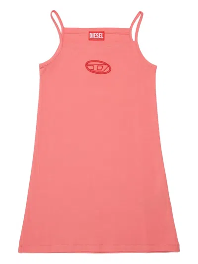 Diesel Embroidered Ippy Dress In Pink
