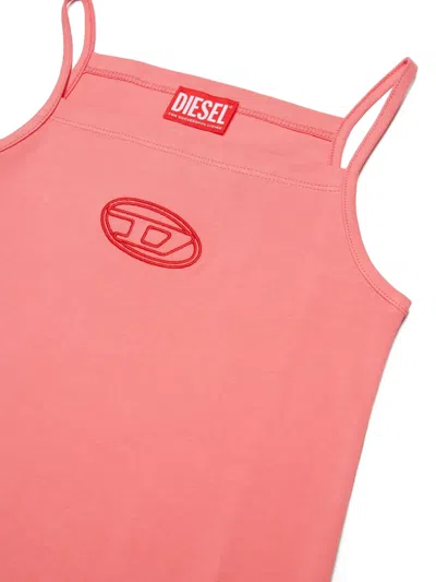 Diesel Embroidered Ippy Dress In Pink