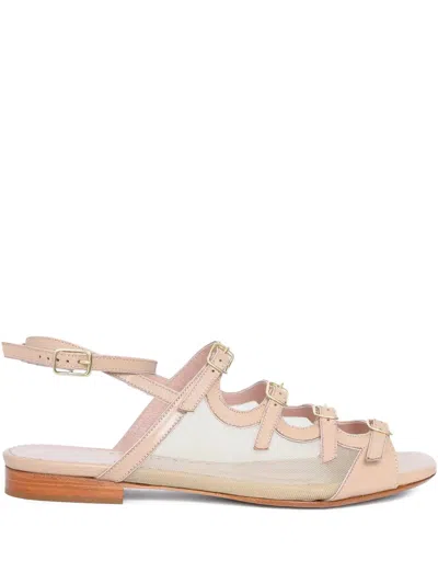 Sarah Chofakian Angelina Sandals In Pink