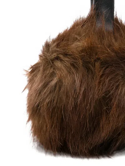 Apparis Faux-fur Earmuffs In Brown