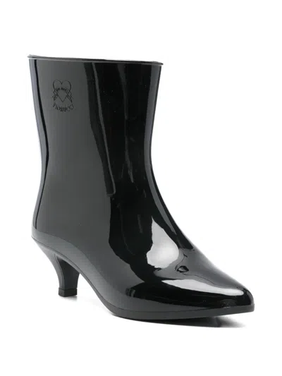 Fiorucci 60mm Love Pointed Boots In Black