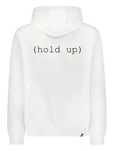 Mostly Heard Rarely Seen 8-bit Hold Up Hoodie In White