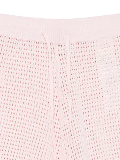 Nanushka Knitted Shorts In Brown